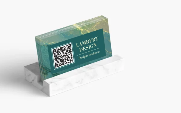 Porte-cartes de visite en marbre – Image 3