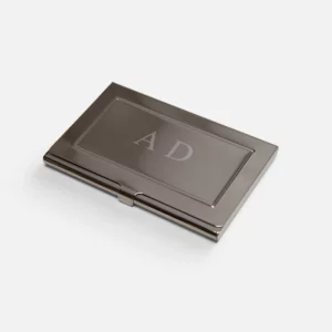 Porte-cartes gravé sur mesure