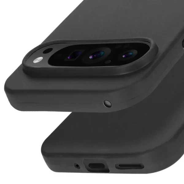 Coque silicone mate noire Google Pixel 9 et Pixel 9 Pro – Image 3