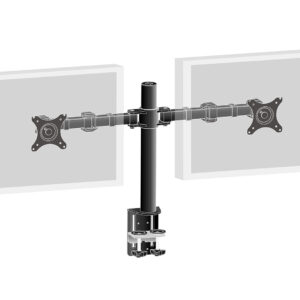 Support double écran iiyama DS1002C-B1 bras articulé VESA 27 pouces